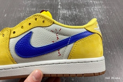 Low Reliable Travis 45 OG Scott  SP DZ4137-700 Canary Retro Jordan 1 (Women's) 1023
